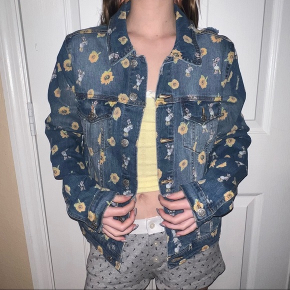 Floral Daisy Duck Jacket Walt Disney World BNWT - Picture 1 of 7